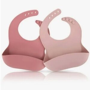Ryan & Rose Cutie Bib Silicone (Rose) - New in Packaging (One bib)